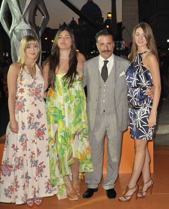 Andy García With His Daughters