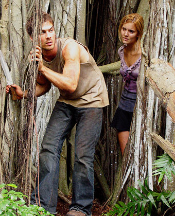 Maggie Grace And Ian Somerhalder On 'Lost'