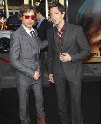 Adrien Brody And Robert Downey Jr.