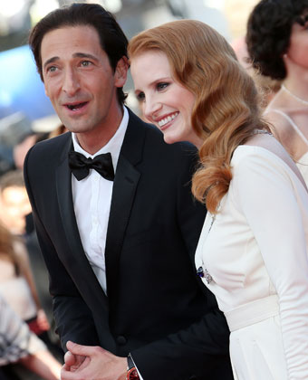 Adrien Brody And Jessica Chastain