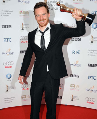 Michael Fassbender At  Irish Film And Television Awards