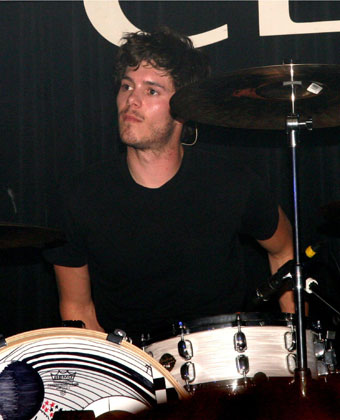 Adam Brody Drums For Big Japan