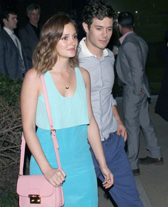 Adam Brody And Leighton Meester Go Out