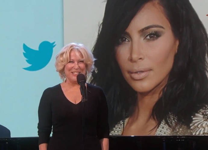 Bette Midler Sings Kim Kardashian Tweets For ‘Jimmy Kimmel Live’