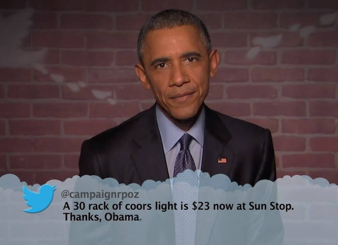 President Obama Reads Mean Tweets On ‘Jimmy Kimmel Live’