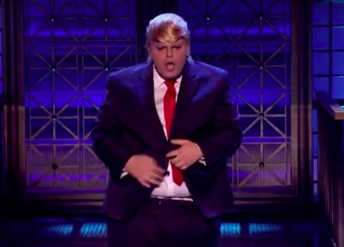 Josh Gad Dresses Up As Donald Trump, Sings ‘I Touch Myself’ & Kisses Johnny Galecki On ‘Lip Sync Battle’