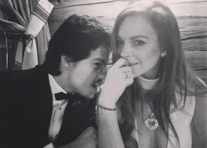 Lindsay Lohan Sparks Engagement Rumors With Massive Ring; Did Egor Tarabasov Propose?