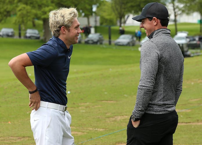 Niall Horan Hangs With Rory McIlroy At Irish Open Pro-Am