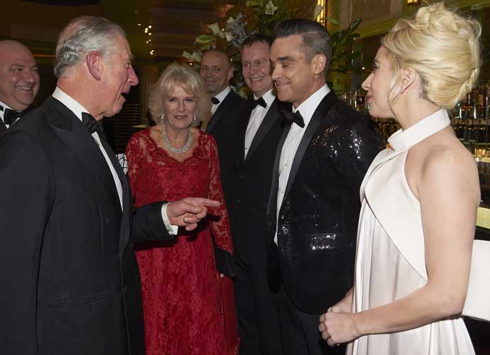 Lady Gaga And Robbie Williams Meet Prince Charles And Camilla Before Royal Variety Performance