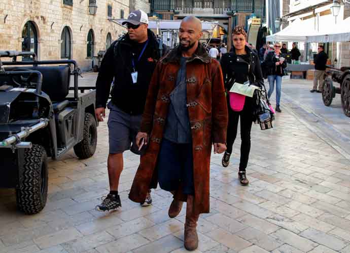 Jamie Foxx In Character On Set Of ‘Robin Hood: Origins’ In Croatia