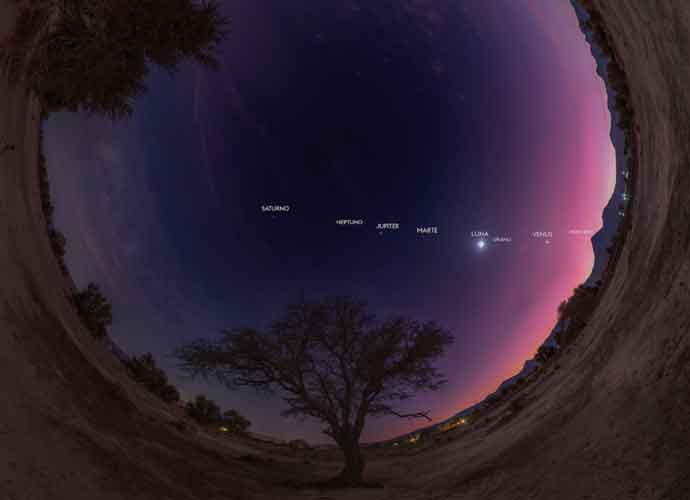 Rare Planetary Alignment Observable With Naked Eye Through July
