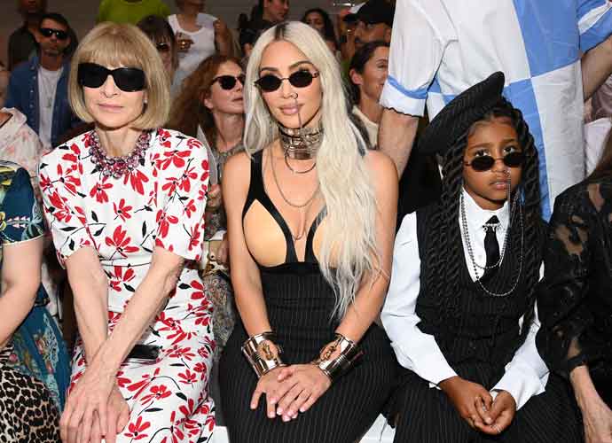 Kim Kardashian & North West Stun With Gaultier Tribute Outfits At Paris Fashion Week – Sitting Next To Anna Wintour