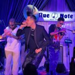 G-Eazy Raps With The Soul Rebels At The Iconic Blue Note Club In NYC