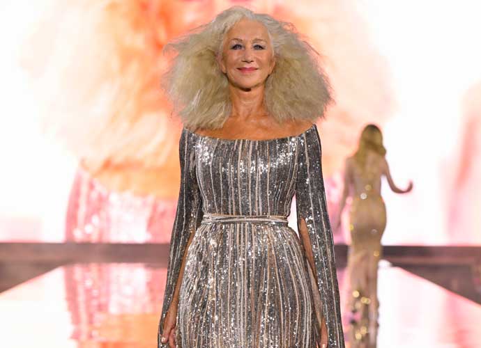 Dame Helen Mirren, 78, Dazzles On The Runway For Paris Fashion Week