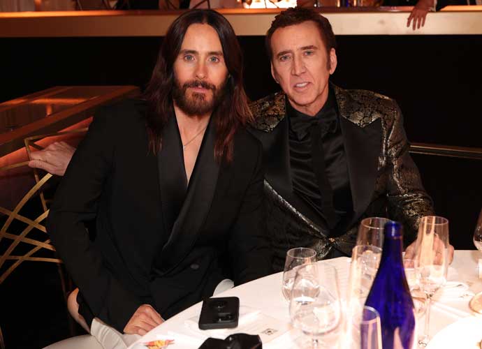 Nicolas Cage & Jared Leto Bond At The Golden Globes