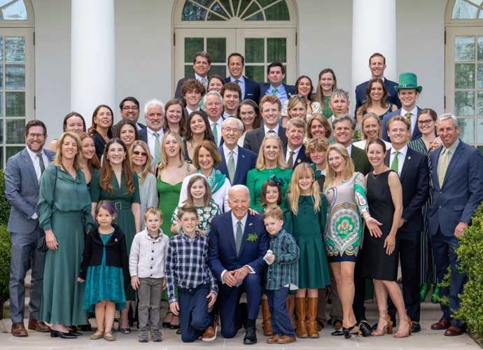Kennedy Family Snubs Robert Kennedy Jr. With Family Photo With Biden At The White House For St. Patrick’s Day