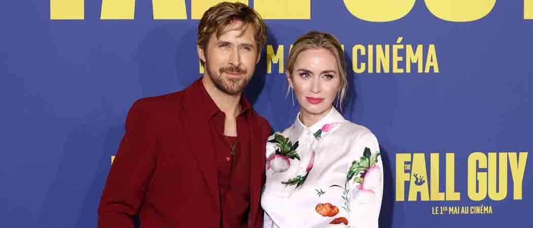 Ryan Gosling & Emily Blunt Pose At ‘The Fall Guy’ Premiere In Paris