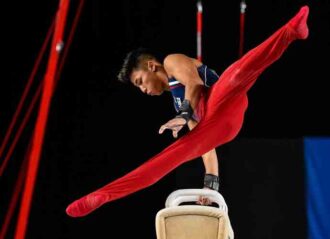 VIDEO EXCLUSIVE: U.S. Gymnast Yul Moldaur, A Top Medalist Prospect For Team USA At Summer Olympics, Reflects On Hopes For Paris