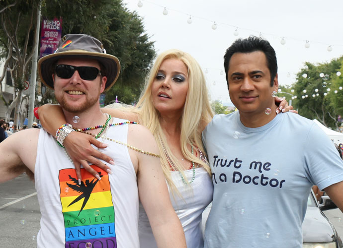 Abbie Cornish Films Anna Nicole Smith Biopic At West Hollywood LGBTQ Pride Parade
