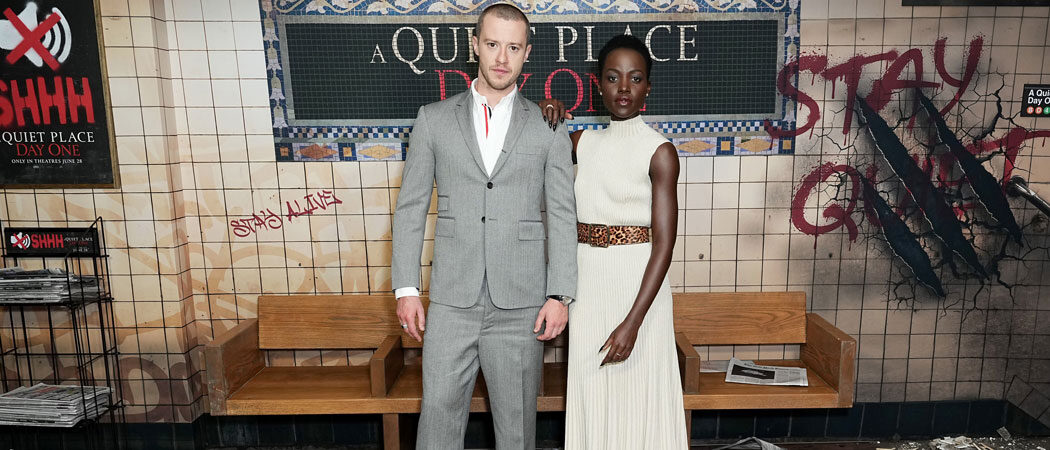 Joseph Quinn & Lupita Nyong’o Attend NYC Photocall For ‘A Quiet Place: Day One’