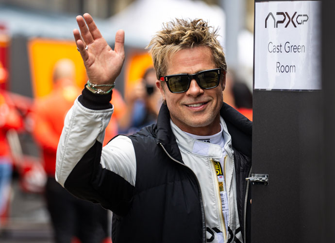 Brad Pitt, 60, Looks Half His Age At British Grand Prix