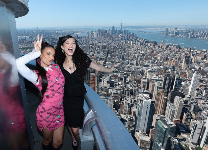 ‘Descendants: The Rise Of Red’ Stars Malia Baker & Kylie Cantrall Strike A Pose Atop The Empire State Building