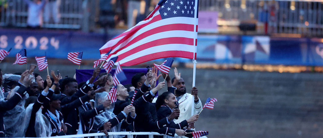 LeBron James & Coco Gauff Lead Team USA At Paris Olympics Opening Ceremony On River Seine