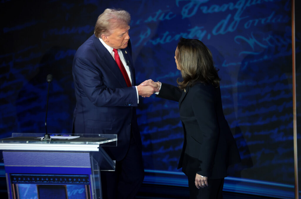 Kamala Harris Praised On Social Media For ‘Power Move’ Of Forcing Trump To Shake Her Hand At Presidential Debate