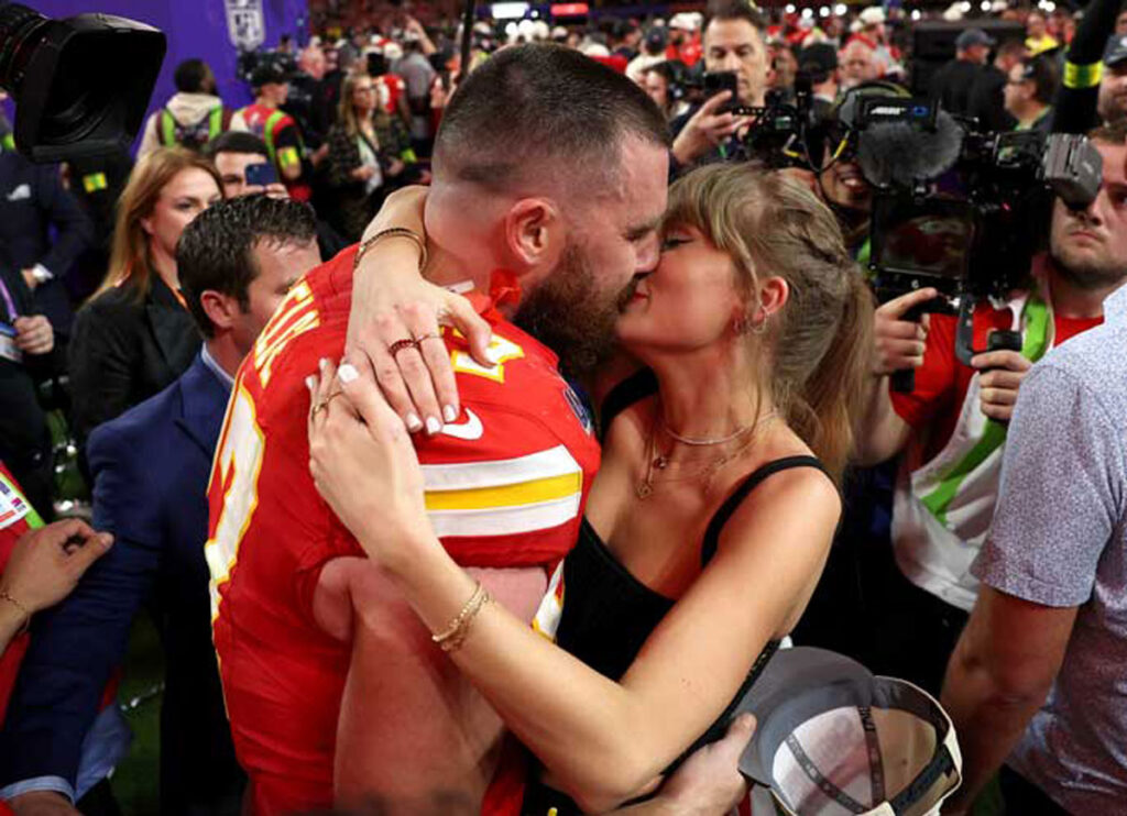 Taylor Swift & Travis Kelce Celebrate First Thanksgiving Together With Their Families