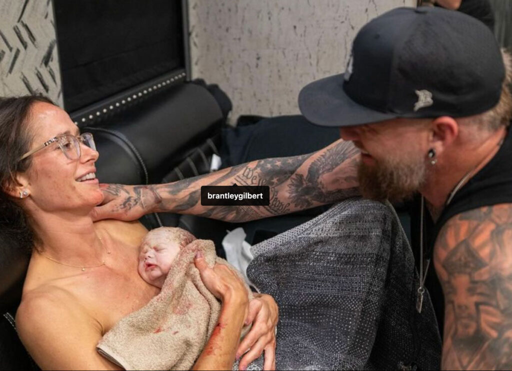 Country Star Brantley Gilbert’s Wife Gives Birth In Tour Bus Mid-Concert, Singer Finishes Performance After Delivery