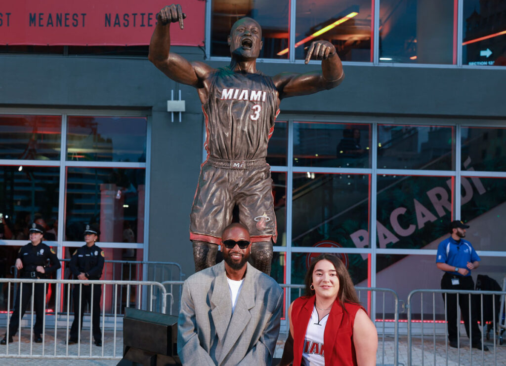 Fans Mock Statue Of Dwyane Wade After Unveiling, Miami Heat Star Asks: ‘Who Is That Guy?’