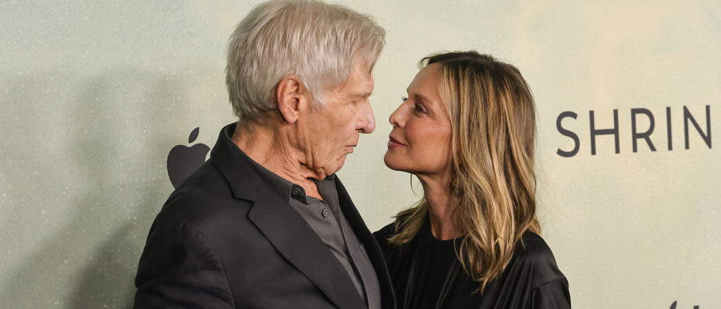 Harrison Ford, 82, & Wife Calista Flockhart, 59, Snuggle Up At Premiere Of His Show ‘Shrinking’ 