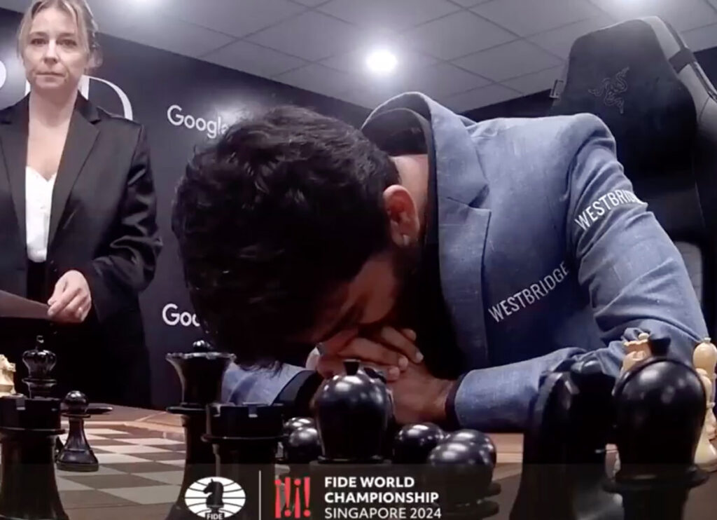 VIDEO: 18-Year-Old Gukesh Dommaraju Weeps After Becoming Youngest-Ever World Chess Champion