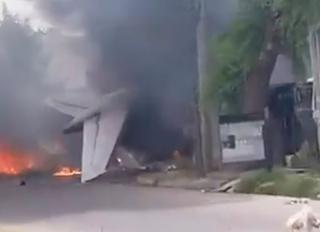 VIDEO: 2 Dead After Fiery Plane Crash in Argentina