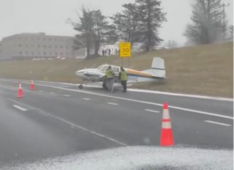 VIDEO: Plane Makes Emergency Landing On Highway In Albany, N.Y.