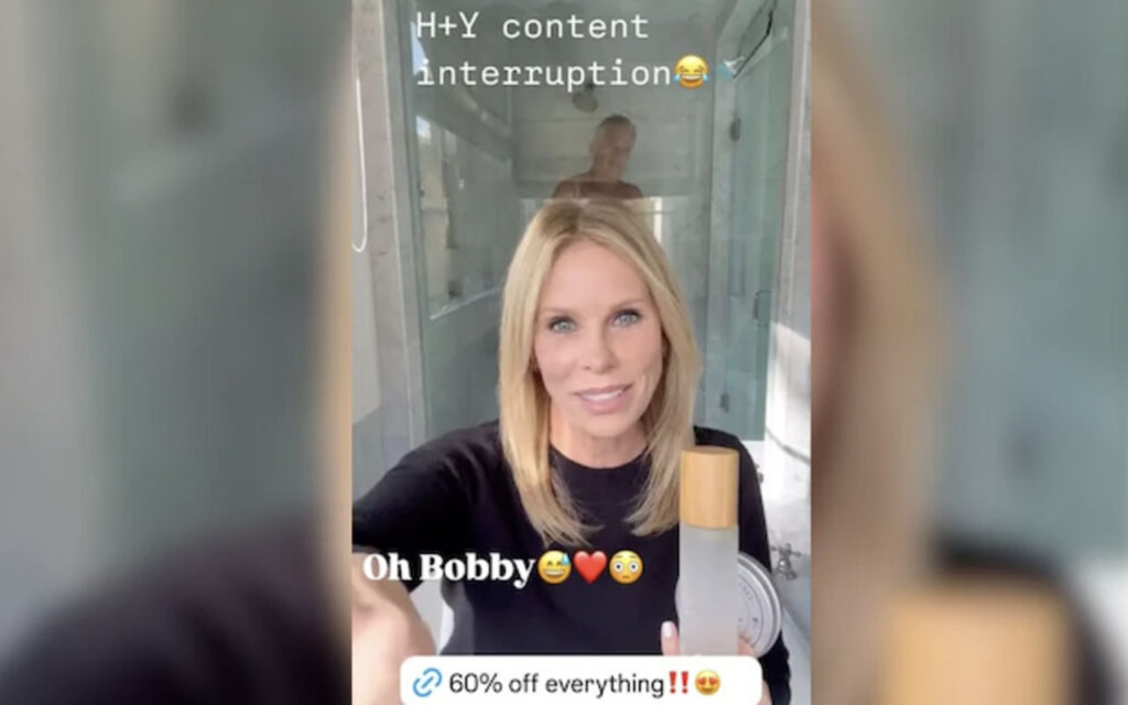 Cheryl Hines Shares Video Of Husband RFK Jr. Showering To Promote Her ‘MAHA’ Candle Collection