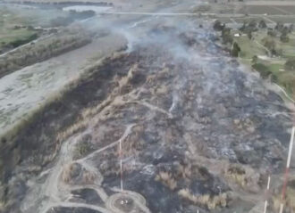 VIDEO: Aerial Footage Shows Remnants Of Auto Fire In Los Angeles