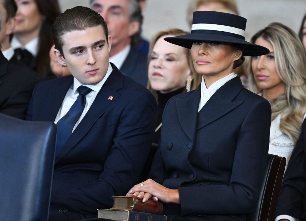 Melania Trump’s Hat Steals The Show At Husband’s Second Inauguration