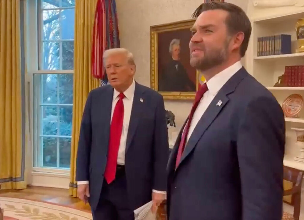 VIDEO: JD Vance Visits Oval Office For the First Time: ‘This Is Incredible’