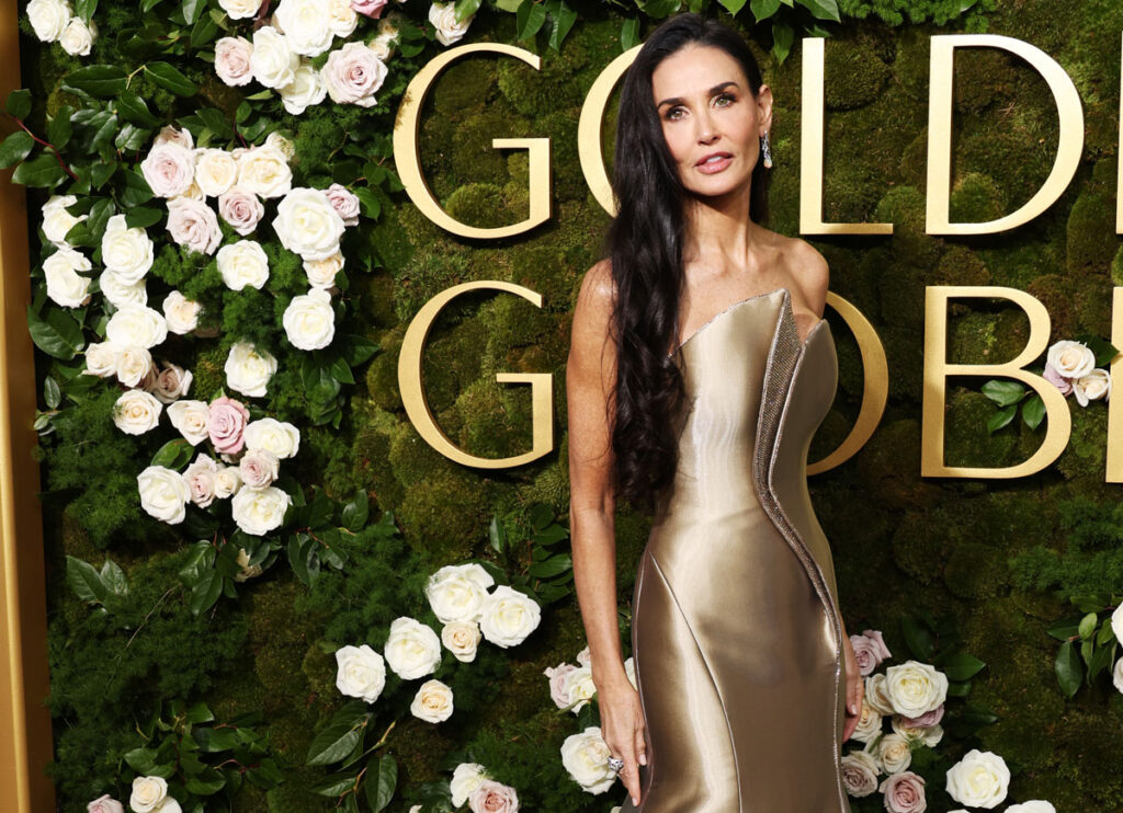 Demi Moore Praised For Golden Globes Speech For First Acting Award In 45-Year Career: ‘The Universe Told Me You’re Not Done!’