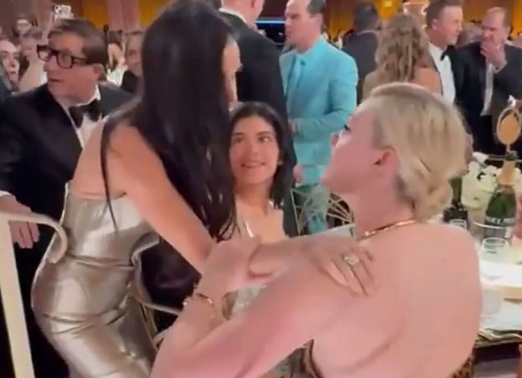 Demi Moore Snubs Kylie Jenner During Golden Globes Awards