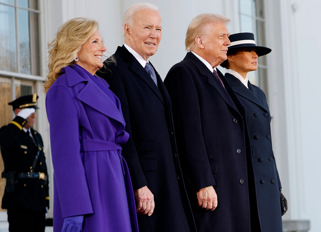 Bidens & Trumps Meet For Tea Before Inauguration