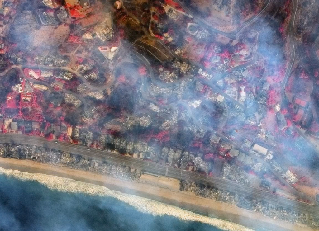 VIDEO: Satellite Images Show Devastating Impact Of Fires On L.A. Neighborhoods