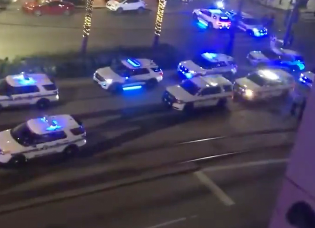 VIDEO: Police & Emergency Vehicles Respond In New Orleans After Car Ramming Kills 10 In ‘Terror Attack’