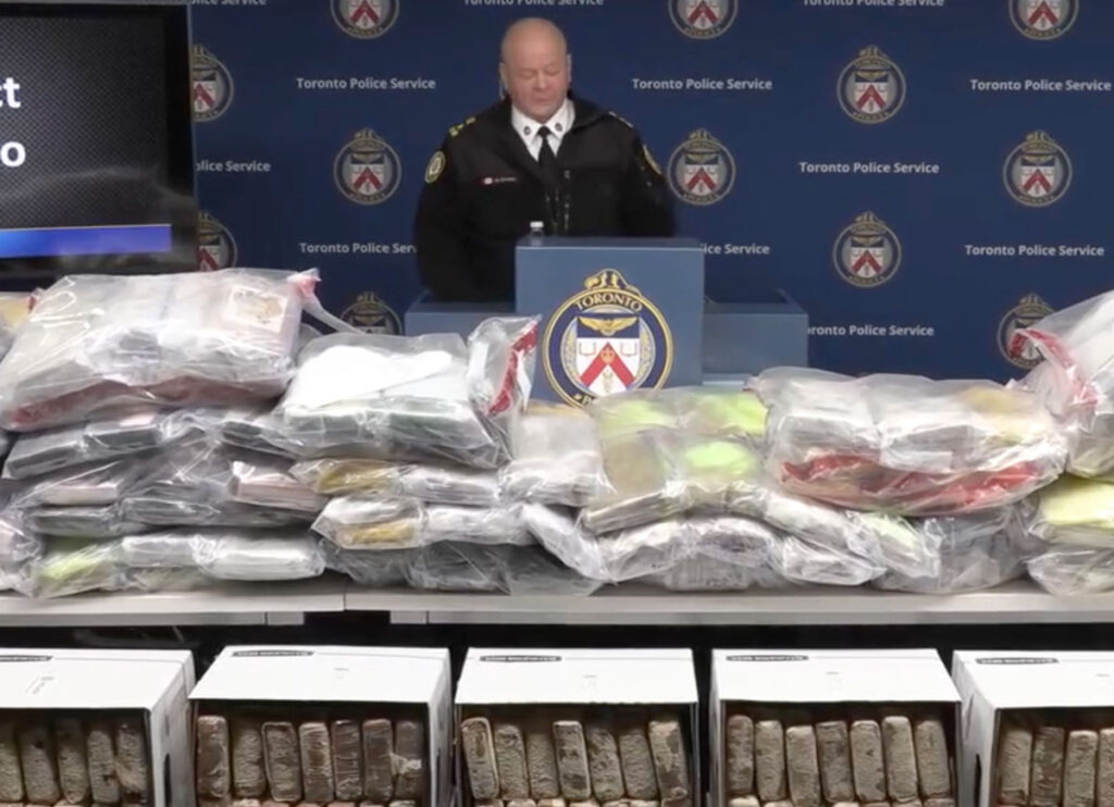 VIDEO: Toronto Police Make ‘Largest Cocaine Bust’ In City’s History