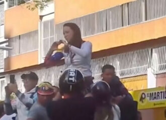 VIDEO: Venezuelan Opposition Leader María Corina Machado Arrested After Emerging To Join Protests