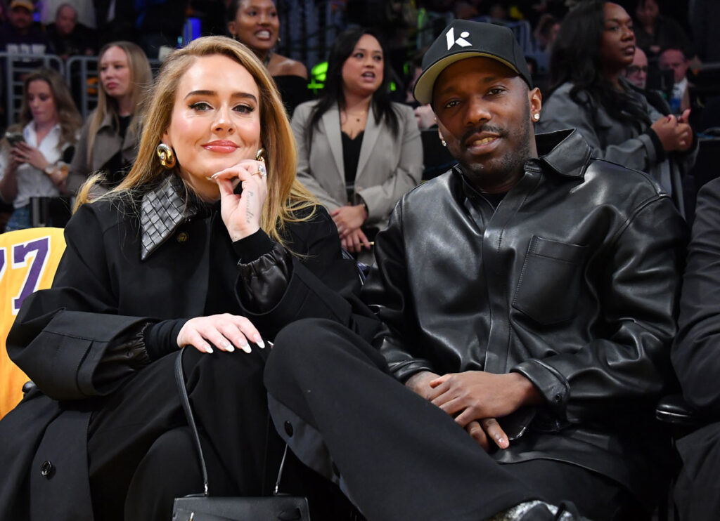 Adele & Rich Paul Enjoy Courtside Date Night At Lakers Game In Los Angeles