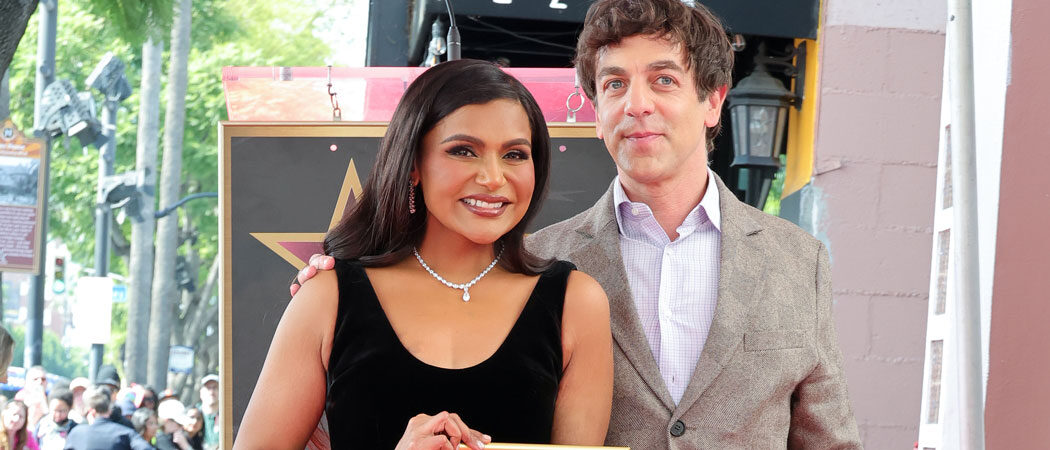 Mindy Kaling Roasted By ‘Office’ Costar B.J. Novak While Receiving Star On Hollywood Walk Of Fame: ‘I Love You’