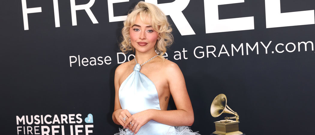 Sabrina Carpenter Shines In Glamorous Satin Gown At 2025 Grammy Awards