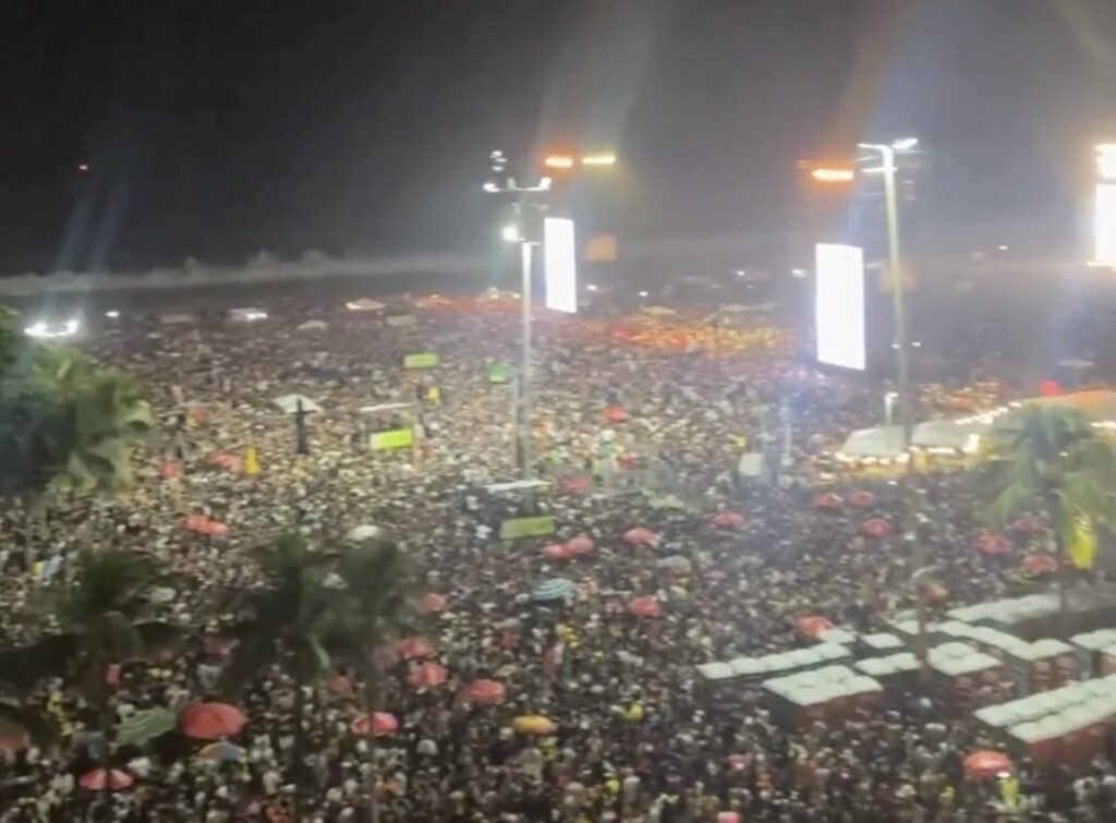 VIDEO: Drone Footage Shows 2.5M Attending Free Lady Gaga Concert On Rio’s Copacabana Beach